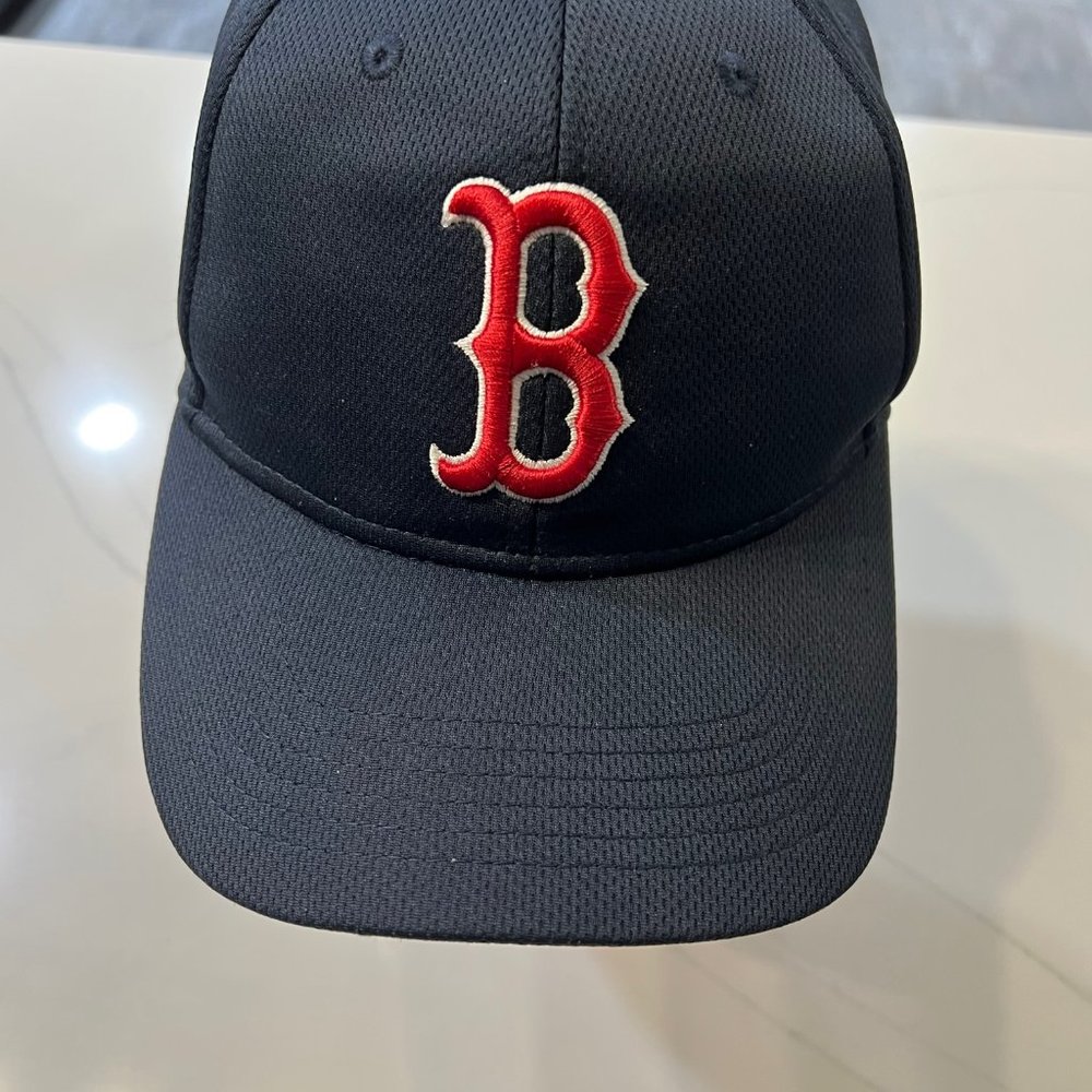 OC Sports Boston Red Sox Hat Cap Strap Back Men's MLB Baseball Blue Adjustable